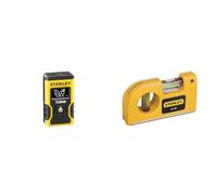 STANLEY - Mesure Laser Pocket 12m - STHT77666-0 & Niveau Magnétique de Poche - 042130