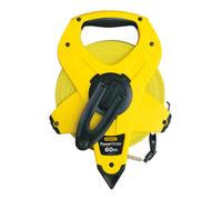 Stanley Mètre-ruban fibre de verre PowerWinder 2-34-775 60 m x 12,7 mm Boîtier ABS antichocs