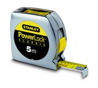 Stanley Mètre-ruban de poche PowerLock® L. 5 m l. de bande 19 mm mm/cm EGII fenêtre plas Quantité:1