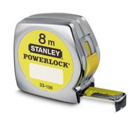 Stanley Mètre-ruban de poche PowerLock® L. 8 m l. de bande 25 mm mm/cm EG II plastique S Quantité:1