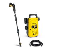 Stanley Nettoyeur Haute Pression SXPW14B, à Eau Froide, pour Surfaces Domestiques Extérieures et Autos, Pression Max. 110 Bar, Débit Max. 390 l/h, Puissance absorbée 1400 W