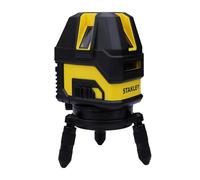 Stanley - Niveau laser multiligne STHT77514-1 Plage d'utilisation 10 m à 50 m Laser rouge Jaune