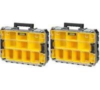 Stanley - ORGANISEUR GRANDE CAPACITÉ STANLEY FATMAX PRO-STACK - FMST82967-1 Noir (Lot de 2)