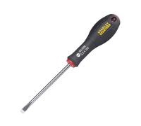 Stanley Tournevis FatMax 5,5 x 100 mm - Poignée Soft Grip, lame en acier, fabriqué en France
