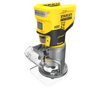 STANLEY Perfiladora BRUSHLESS V20 Li-Ion 18V, Portafresas 6-8 mm, Electrónica 0-16.000/30.000 rpm. Sin cargador/batería pour pros et bricoleurs, avec norme technique, montage précis