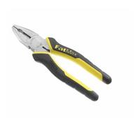 STANLEY 0-89-867 Pince Universelle 185 Mm - Gamme FATMAX - Fabriqués En France - Acier Trempé Haute Qualité - Poignée Bi Matière - Conforme Aux Normes Din 5745 Et NF E 73-102