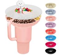 Stanley - Plateau à goûter pour tasse Stanley de 887 ml, bol à goûter en silicone de qualité alimentaire pour tasse Stanley, accessoires avec couvercle à pailles, bol à collation Stanley pour gobelet
