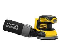Stanley - Ponceuse excentrique 18V sans fil 125 mm, sans batterie ni chargeur SFMCW220B-XJ