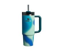 STANLEY Quencher H2.0 FlowState Mug Isotherme avec Paille 0.89L - Froid Pendant 9 Heures - Glacé Pendant 40 Heures - Thermos Lavable au Lave-Vaisselle - Gourde Inox Sans BPA - Coastal Teal Motion