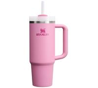 STANLEY Quencher H2.0 - Gobelet avec poignée et paille de 887 ml - Couvercle Flowstate à 3 positions - Porte-gobelet compatible pour les voyages - Gobelet isotherme en acier inoxydable - Sans BPA