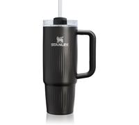 Stanley Quencher H2.O FlowState Fluted Tumbler gobelet en acier inoxydable avec paille medium Black PVD 890 ml