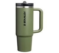 STANLEY Quencher ProTour Gobelet à paille à rabat avec couvercle étanche de 887 ml - Paille et poignée intégrées - Porte-gobelet compatible pour le voyage - Gobelet isotherme en acier inoxydable