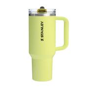 Stanley Quencher ProTour - Gobelet avec paille à rabat avec couvercle étanche de 1200 ml - Paille et poignée intégrées - Porte-gobelet compatible pour le voyage - Gobelet isotherme en acier inoxydable