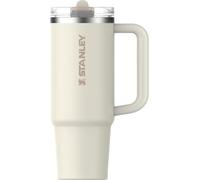 Stanley Quencher ProTour Gobelet avec paille à rabat avec couvercle étanche de 887,5 g - Paille et poignée intégrées - Compatible avec porte-gobelet pour le voyage - Gobelet isotherme en acier