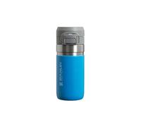 STANLEY Quick Flip Gourde Isotherme 0.47L - Froid Pendant 7 Heures - Étanche - Va au Lave-Vaisselle - Couvercle à Bouton-pression - Thermos Sans BPA - Gourde Inox - Bouteille D'Eau - Azure