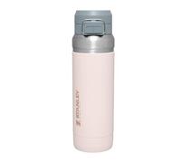 STANLEY Quick Flip Gourde Isotherme 1.06L - Froid Pendant 18 Heures - Étanche - Va au Lave-Vaisselle - Couvercle à Bouton-pression - Thermos Sans BPA - Gourde Inox - Bouteille D'Eau - Rose Quartz