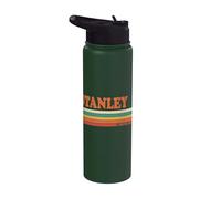 Stanley Rétro Prénom Personnalisé Rayures Vintage Stainless Steel Insulated Water Bottle