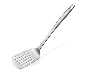 Stanley Rogers - Spatule en acier inoxydable - Spatule à fentes satinée - Accessoire de cuisine lavable au lave-vaisselle