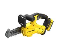 Stanley - Scie d'élagage sans fil 18V 15 cm, 1 batterie 2,0 Ah Li-Ion, chargeur SFMCPS415D1-QW