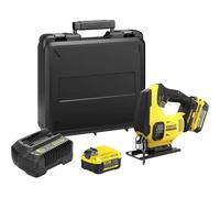 Stanley - Scie sauteuse sans fil 18V, 2 batteries 4,0 Ah Li-Ion, chargeur SFMCS600M2K-QW