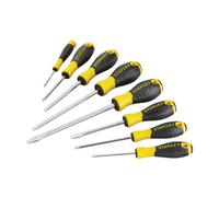 Stanley Jeu de 8 tournevis Essential STHT0-60210 PH/SL Jaune/Noir
