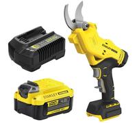 Stanley - sécateur sans fil 18V, 1 batterie 4,0 Ah Li-Ion, chargeur SFMCPP32M1-QW