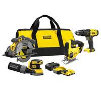 Stanley - Set 7 outils sans fil, batteries et chargeur SFMCK412MDS-QW