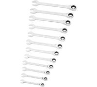Stanley - Set de 12 clés mixtes à cliquet STMT82847-0