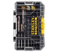 Stanley STA88561-XJ FatMax Set de forets (HSS, maçonnerie, bois), 14 pieces