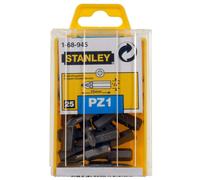 Stanley - Set d'embouts PZ1, 25 pièces 1-68-945