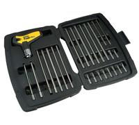 Stanley Jeu de clés à cliquet FATMAX 0-79-153 – Manche T, cliquet 3 positions, 27 pièces