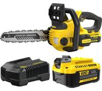 Stanley SFMCCS630M1-QW FatMax V20 Tronçonneuse a batterie (30cm/18V/1x4,0Ah)