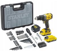 Stanley SFMCD715D2A-QW FatMax V20 Perceuse visseuse a percussion 18V avec 100 accessoires