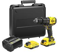 Stanley SFMCD715D2K-QW V20 Perceuse visseuse a percussion (60Nm/18V/2x2,0Ah), coffret