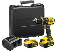 Stanley SFMCD721M2K-QW V20 Perceuse visseuse a percussion (80Nm/18V/2x4,0Ah), coffret