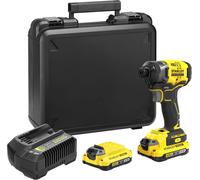 Stanley SFMCF820D2K-QW FatMax V20 Clé a chocs a trois vitesses 1/4" (18V/2x2,0Ah), coffret