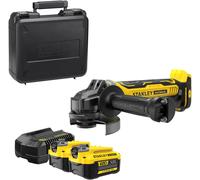 Stanley SFMCG700M2K-QW FatMax V20 Meuleuse d'angle 125mm (18V/2x4,0Ah)