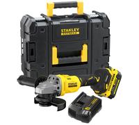 Stanley Meuleuse d'angle SFMCG710M1T-QW FATMAX V20 125 mm Brushless 18V 1x 4Ah Kit Pro-Stack