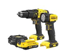 Stanley SFMCK210D1 Kit d'outils électriques avec vis STANLEY UD. V20 SFMCD711 50 Nm 1 x 2,0 Ah 1 x 2,0 Ah