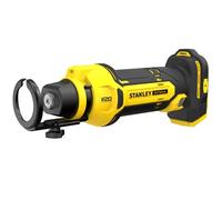 Stanley Sierra de Corte pour Panel yeso V20 Li-ION 18V, velocidad 26.000 RPM, diámetro de pinzas 3, 2 mm (1/8"), 6, 35 mm (1/4"), Luz LED. Sin cargador/batería. pour Pros et bricoleurs