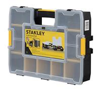 STANLEY SORTMASTER Organisateur d'outils à 12 compartiments, Organisateur d'outils professionnel étanche avec compartiments amovibles, pour le rangement de petites pièces et d'outils, 1-94-745