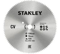 Stanley STA10215-XJ Lame de scie circulaire 190x16mm, 100 dents