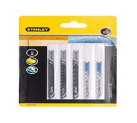 STANLEY STA27040 Lames en U pour Scie Sauteuse, Noir, Set de 5 Pièces