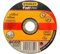 Stanley STA32607-QZ Disque aggloméré fin a tronçonner l'inox 125 x 1,0 x 22,2 mm