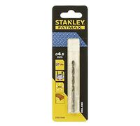 STANLEY STA51048-QZ FatMax Foret à métal HSS-CNC High-Tech Bullet (y compris pour bois, PVC, 4,5 mm de diamètre, 80 mm de longueur totale, 1 pièce), noir/jaune