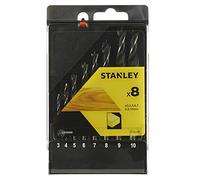 Stanley Cassette de 8 mèches à bois 3 pointes 3–10 mm STA56006-QZ