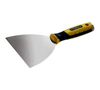 STANLEY Stht0-05864 Spatule De Plâtrier Lame Inox 150 Mm - Durabilité Supérieure - Lame Effilée Pour Une Finition Lisse Et Régulière - Anti-Corrosion -Poignée Bi Matière - Trou D'Accroche