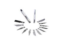 STANLEY Jeu de couteaux de modélisme avec 12 lames