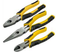 Stanley STHT0-75094 Lot de 3 pinces coupantes universelles ControlGrip à long