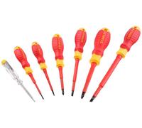 Stanley Tournevis isolés VDE STHT60031-0 – jeu de 7 pièces (plats, PZ, testeur)
